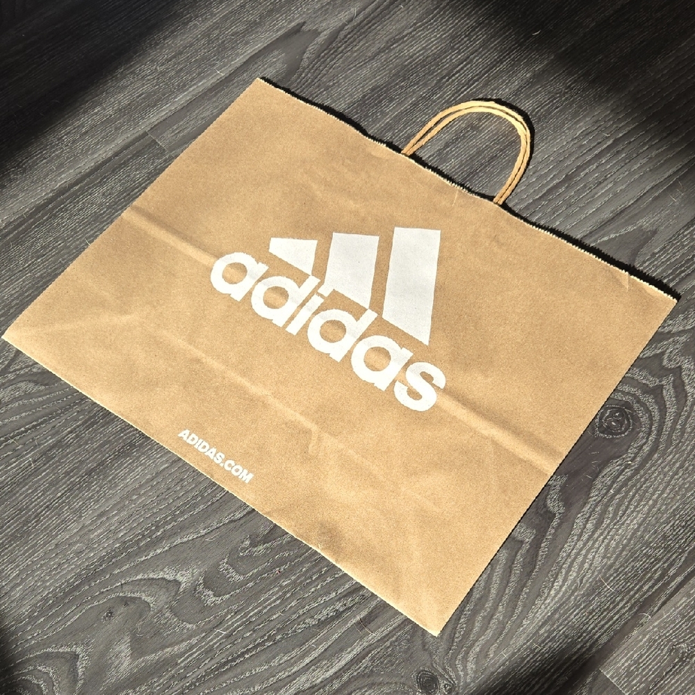 Adidas Tan Shopping Bag Gift Bag